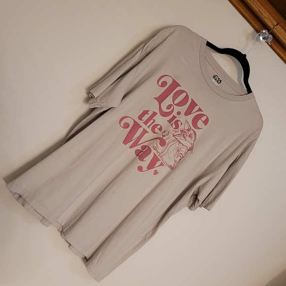 Love Is The Way Grogu The Child Tee MANDALORIAN STAR WARS X DISNEY XXL - Picture 8 of 9